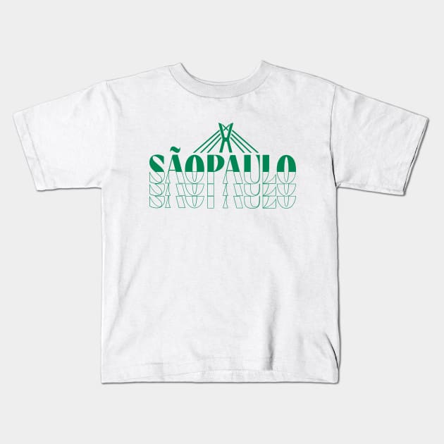 SAO PAULO T-SHIRT Kids T-Shirt by KAMISAA